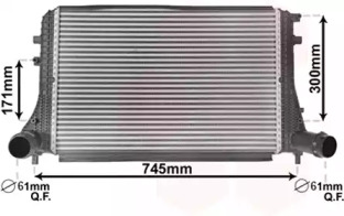VAN WEZEL 58004377 -  Интеркулер